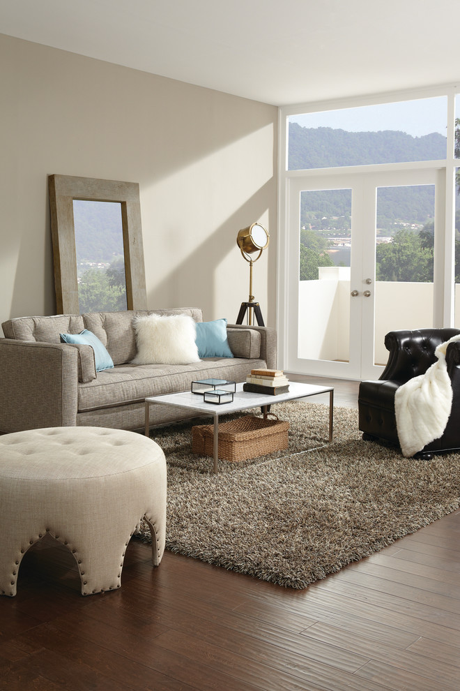 Photo of a contemporary living room in Other.