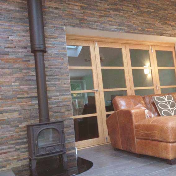 Sheer Multicolour Medium Split Face Customer Project Contemporain