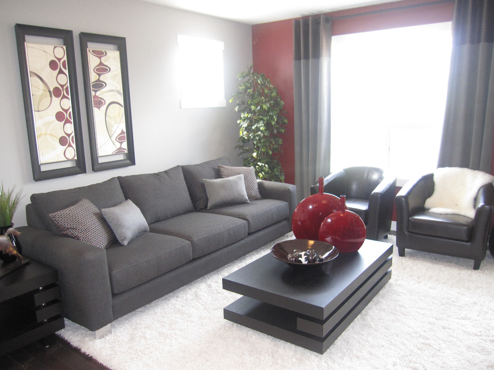 Show Home Living Rooms - Farmhouse - Living Room - Edmonton - by Janet ...