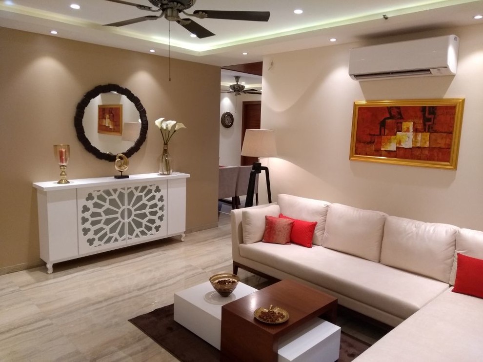 Modern living room in Mumbai.