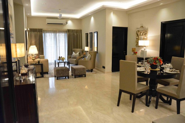 Silver Spring Kolkata - Contemporary - Living Room - Kolkata - by ...