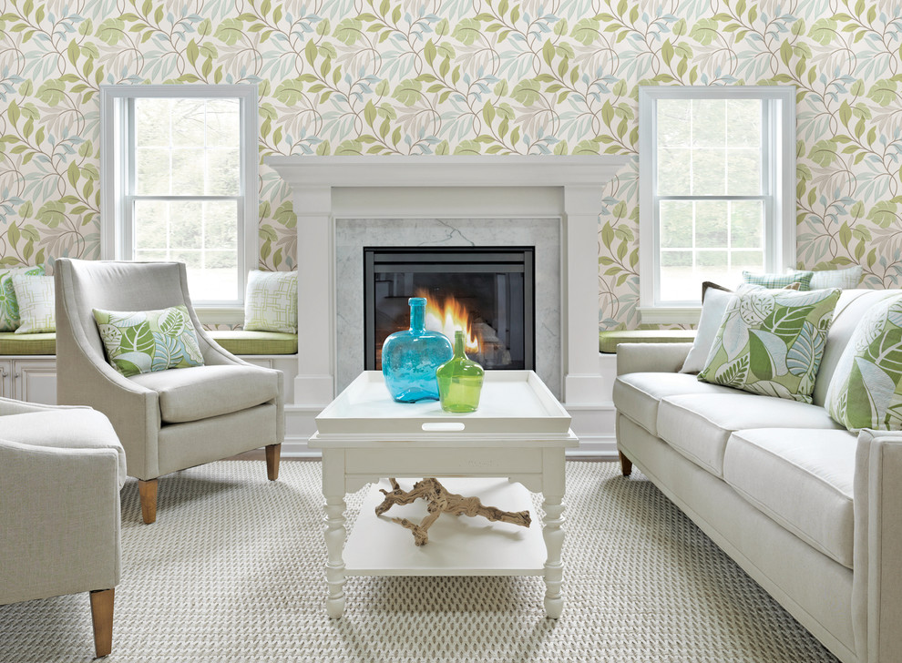 Simple Space II - Contemporary - Living Room - Boston - by Brewster Home Fashions  Houzz