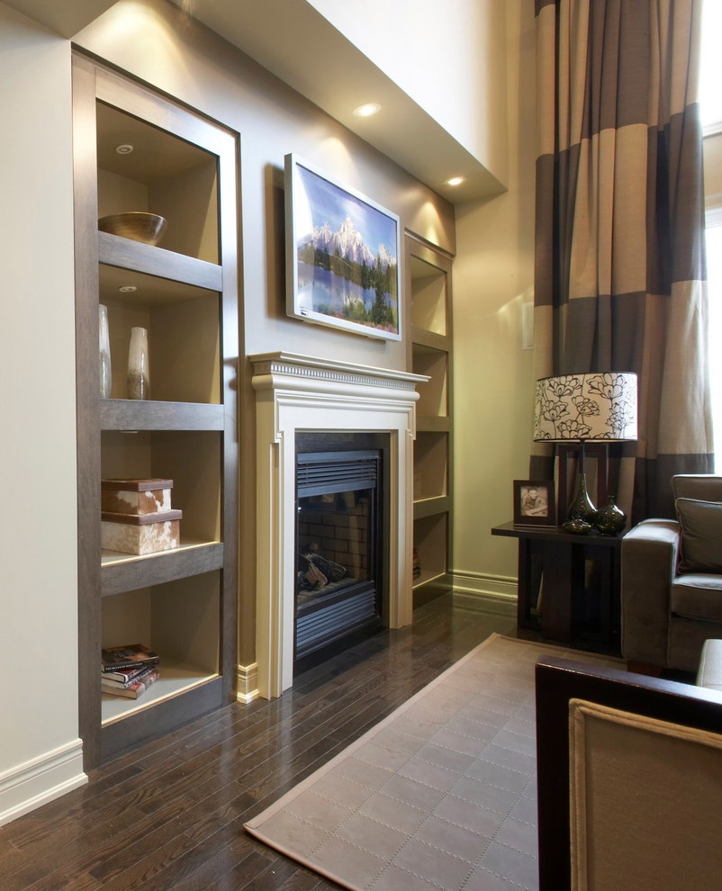 Modernes Wohnzimmer in Toronto