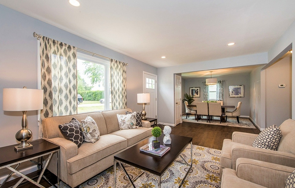 Small Interior renovation Traditional Living Room New York by