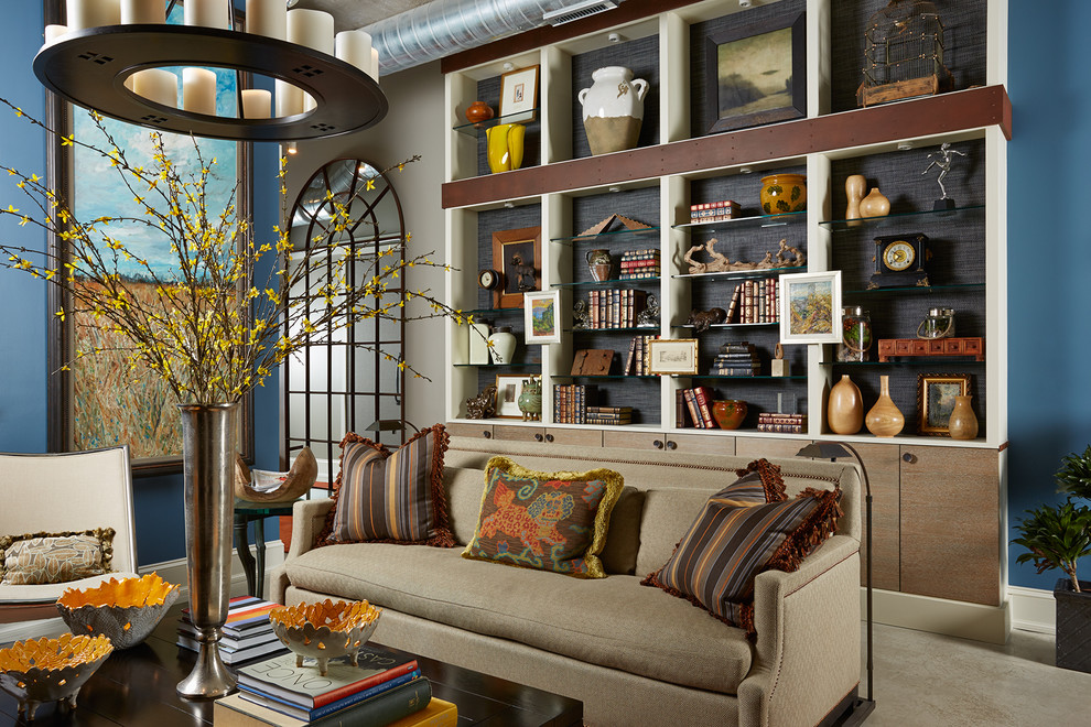 Sophisticated urban loft - Eclectic - Living Room - Minneapolis - by ...