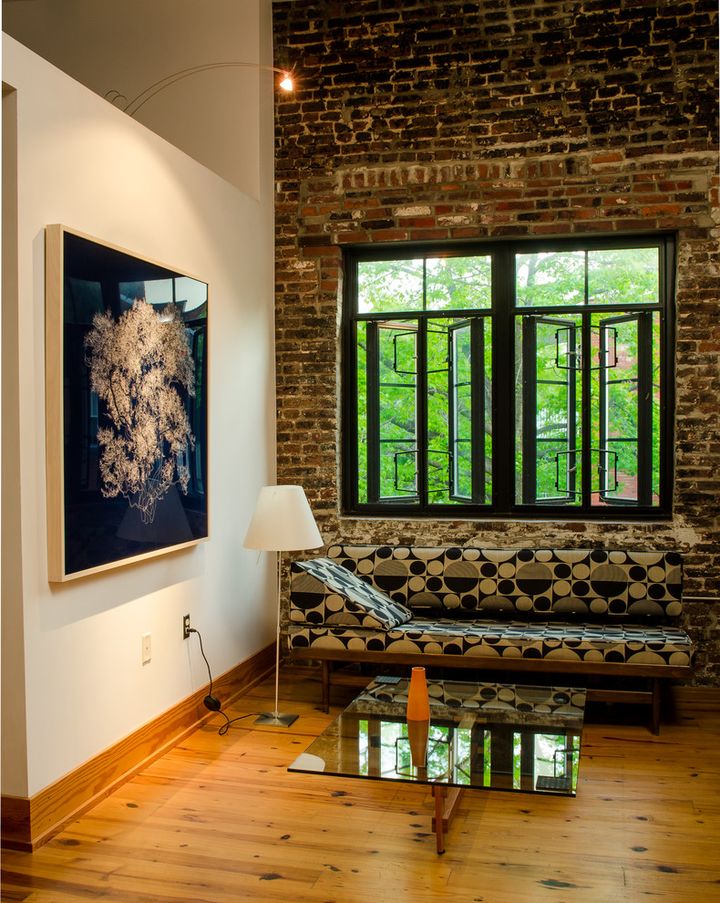 Soulard Loft Apartment Modern Living Room St Louis by Studio Durham Architects Houzz