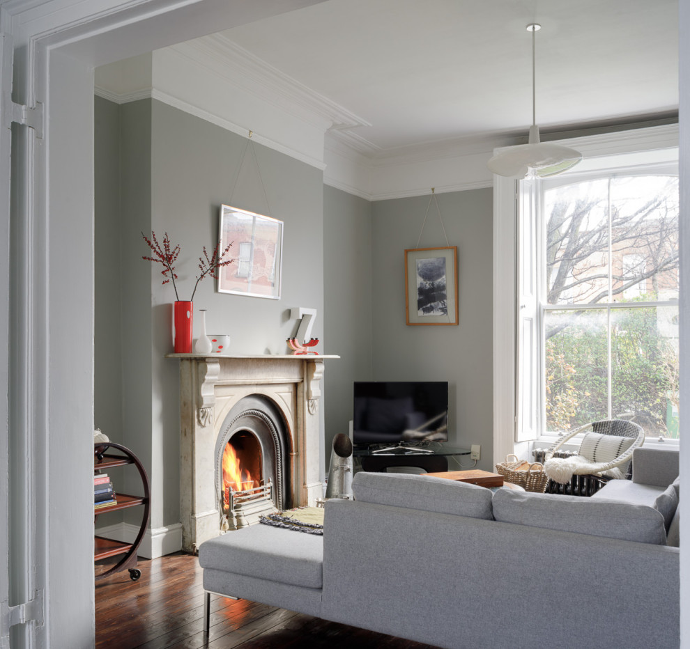 Design ideas for a bohemian living room in Dublin.