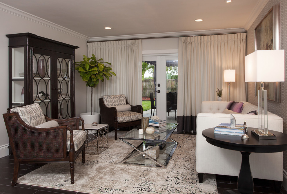 contemporary miami living room