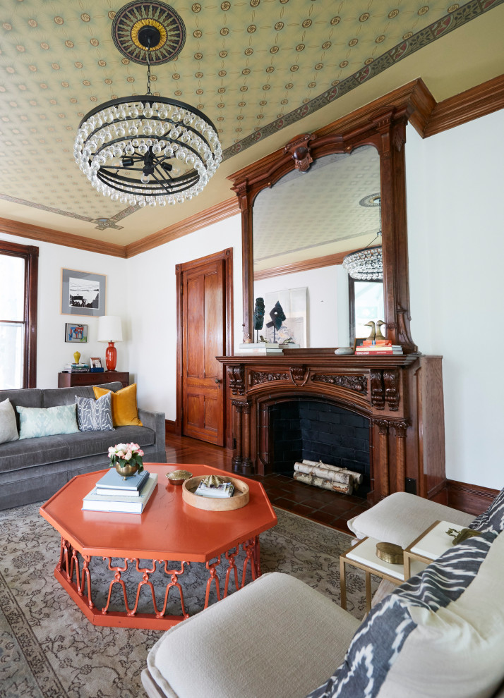 South Orange Victorian - Victorian - Living Room - Other - by Atelier ...