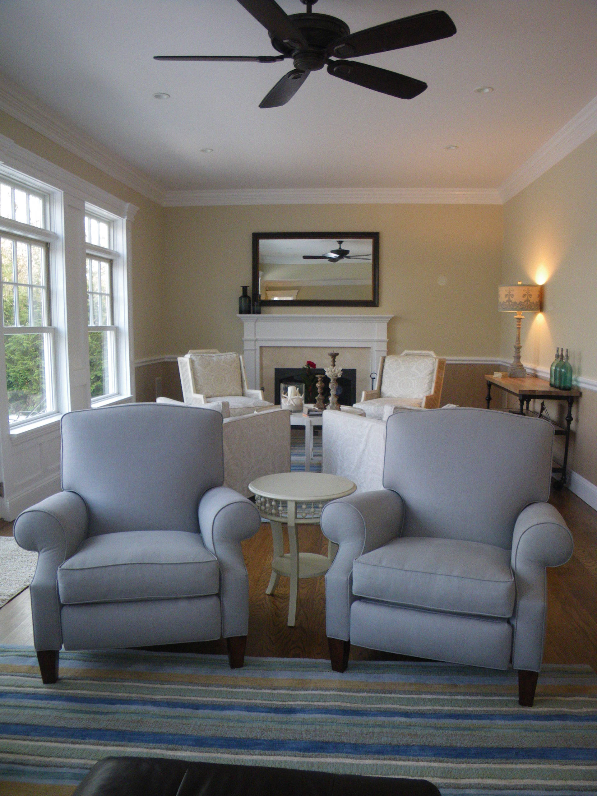 two recliners in living room