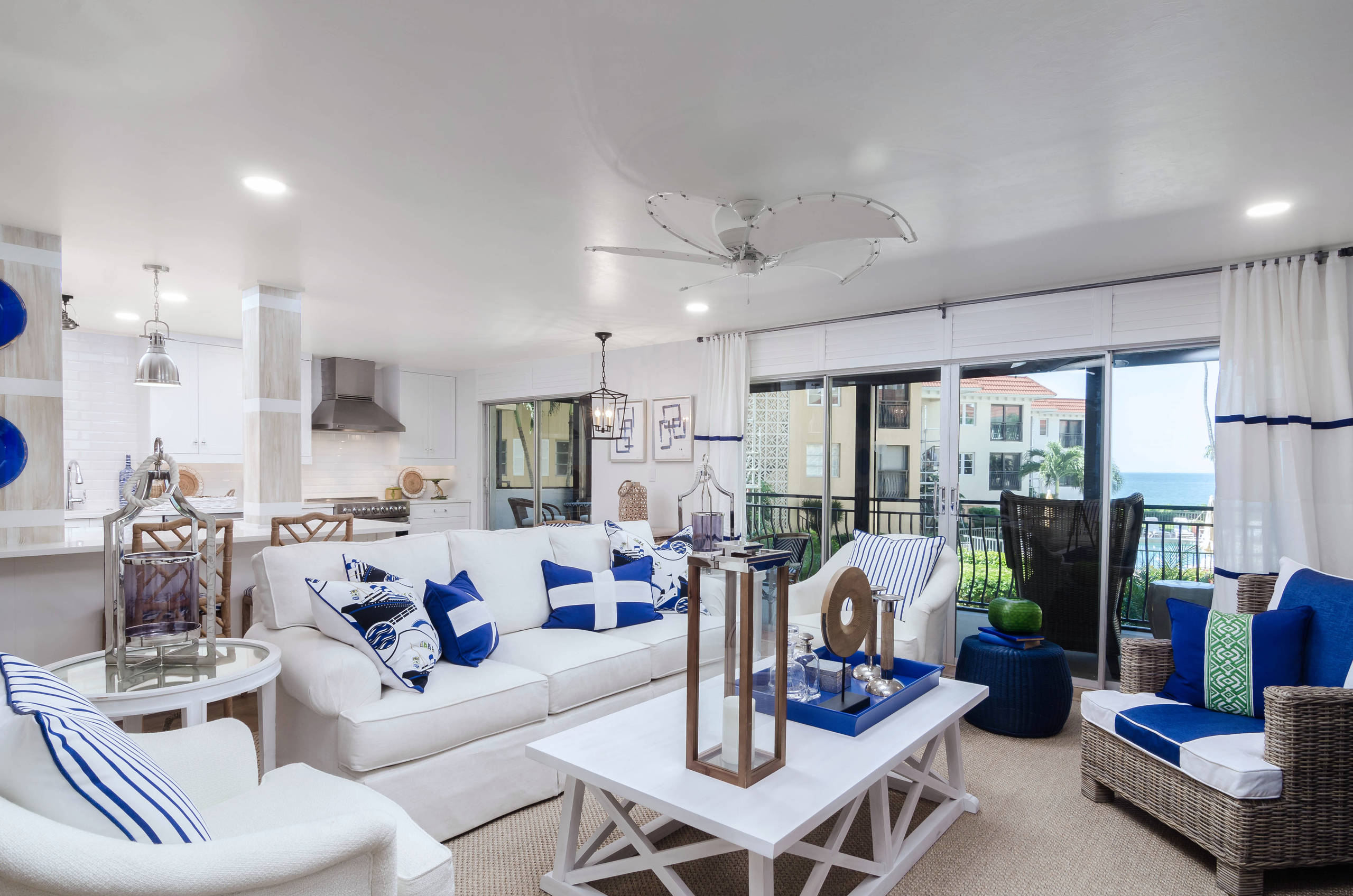 Southern Clippers Beach Style Living Room Miami By O Neil Industries Inc Houzz