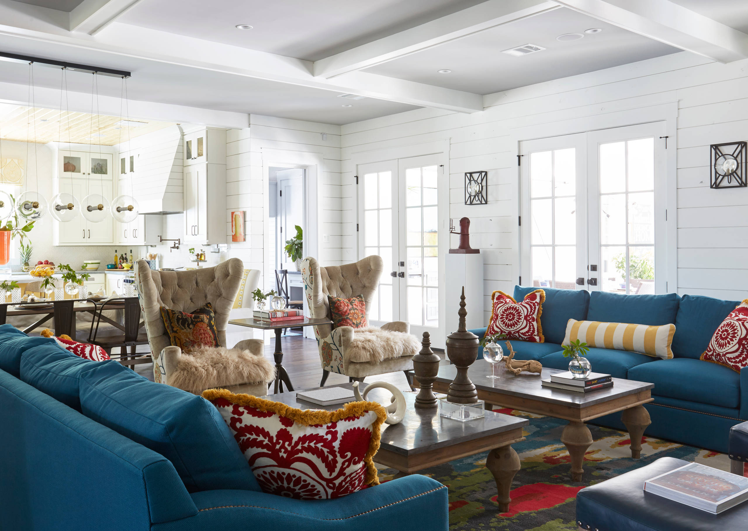 Southern Living Showcase Home At Bluejack National Golf Community Farmhouse Living Room Houston By Cindy Aplanalp Chairma Design Group Houzz