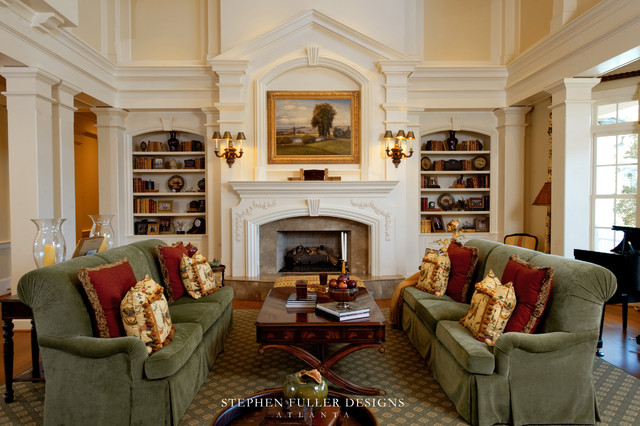 Southern Style Estate American Traditional Living Room Atlanta By Stephen Fuller Designs Atlanta By Stephen Fuller Designs, Southern Style Furniture