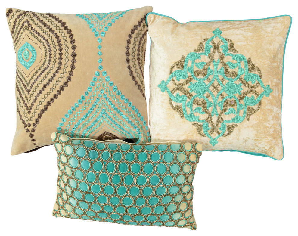 Spring Collection Decorative Pillows - Contemporary - Living Room - New ...