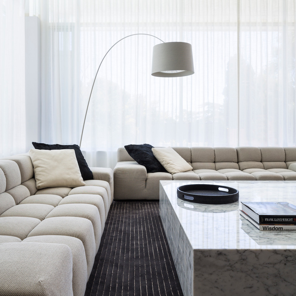 Example of a trendy formal living room design in Adelaide