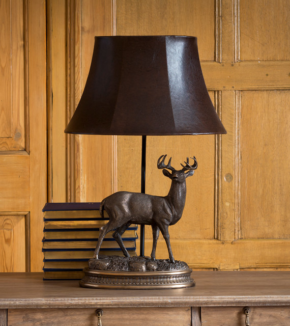 Stag Table Lamp - Traditional - Living Room - London - by WITHIN HOME ...