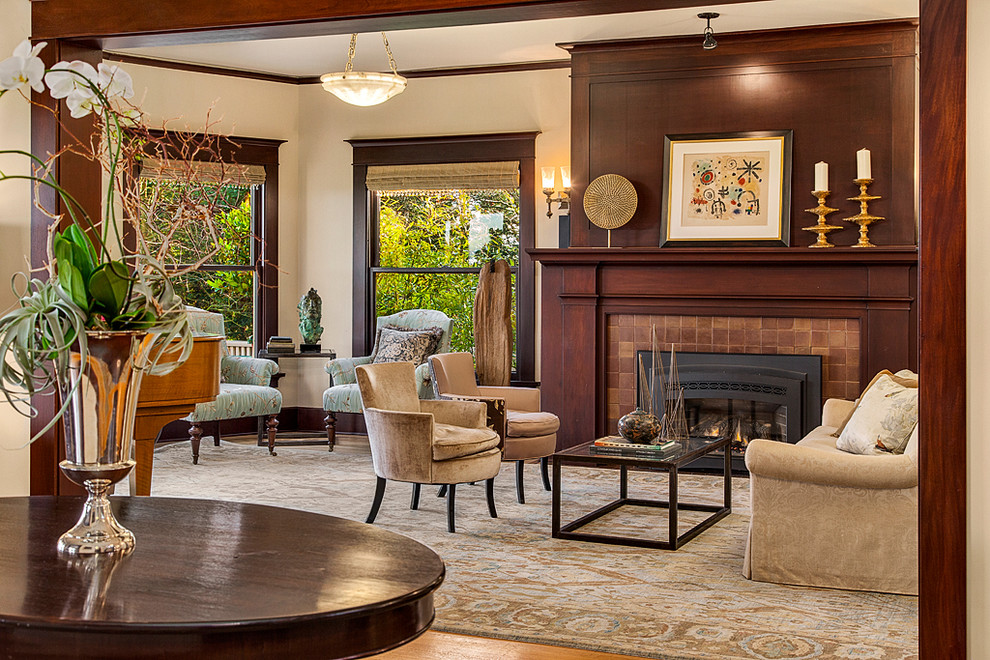 stately traditional living room