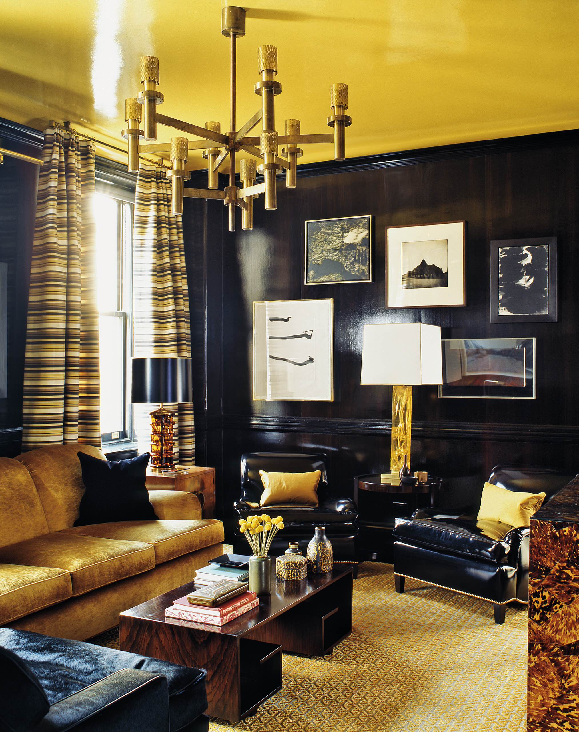 Black And Gold Living Room Ideas, Black White And Gold Living Room Ideas