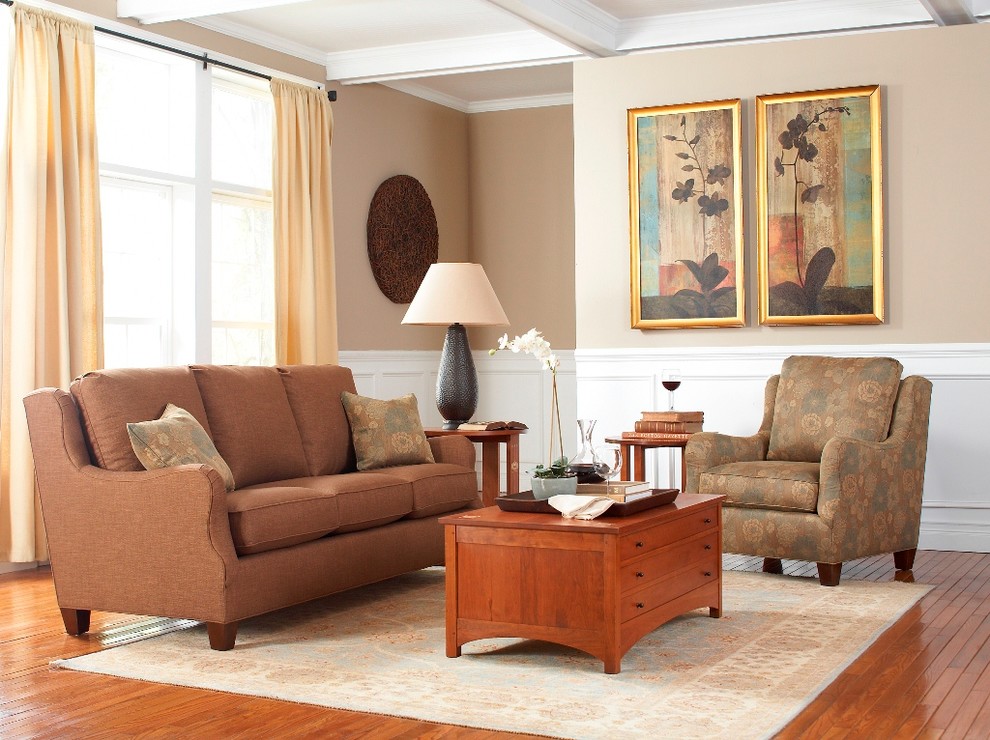 Stickley Fine Upholstery & Leather Collection - Traditional - Living