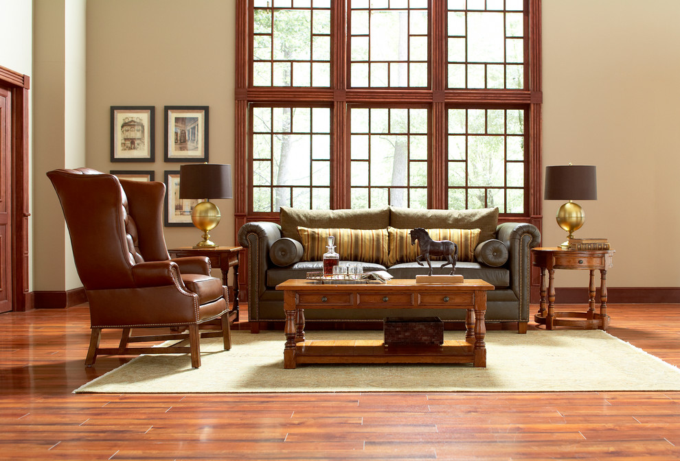 Stickley Leather Collection Traditional Living Room New York by