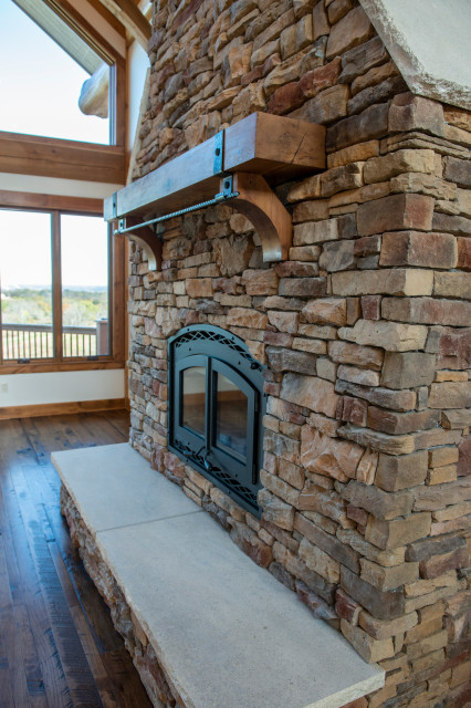 Stone 2024 apple fireplace