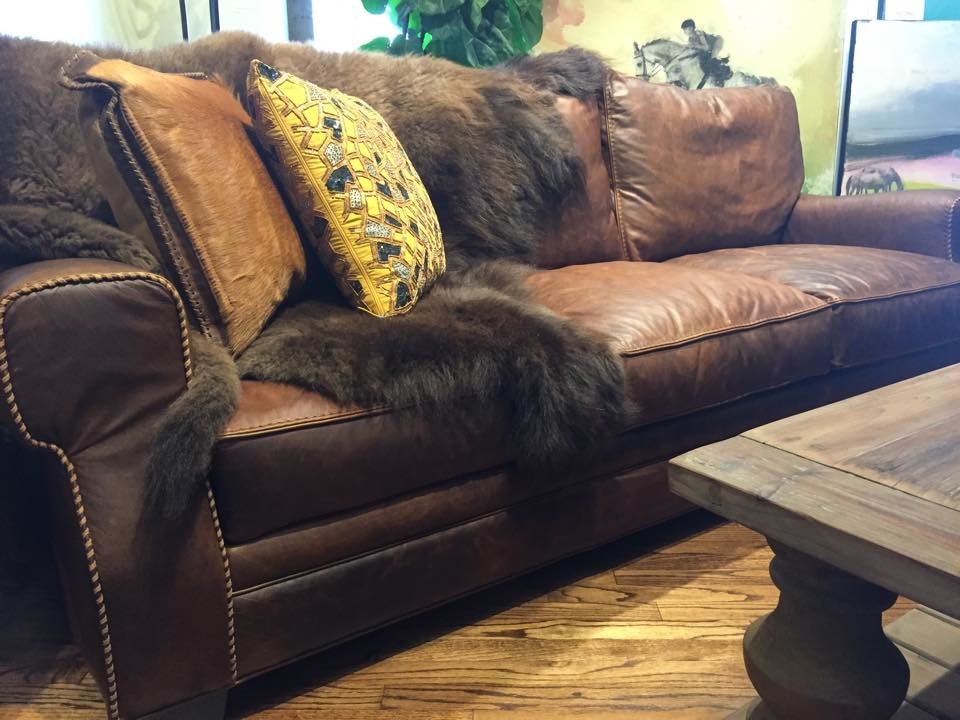 Stonewood Bison Leather Sofa Austin Tx Houston Rustic Living Room By Town Country Houzz Stonewood Bison Leather Sofa Austin Tx, Leather Sofa Repair Houston