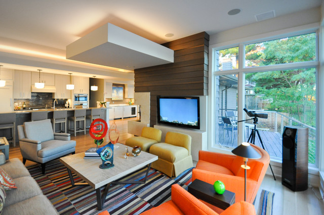 storm damage rebuild - Moderno - Salón - Milwaukee - de GMK