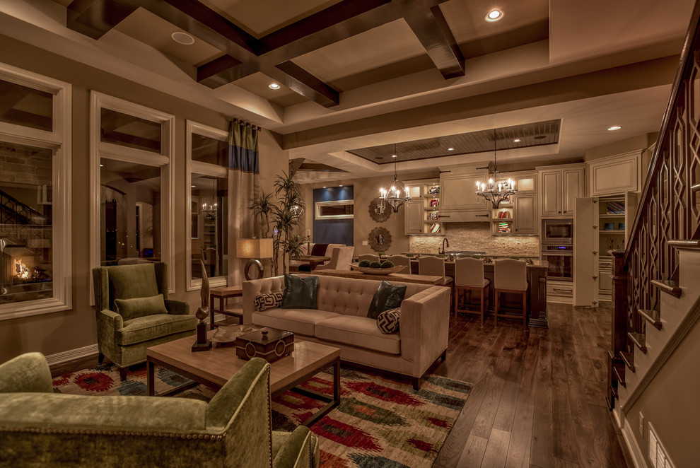 This is an example of a traditional living room in Omaha.