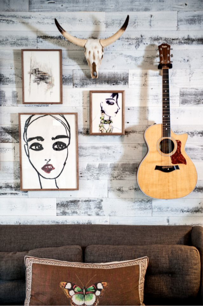 Sugar House Bungalow Eclectic Living Room Salt Lake City by AMB