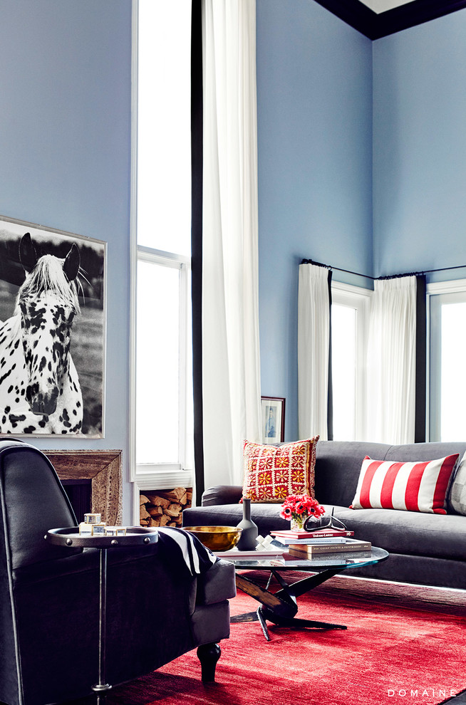 Inspiration for an eclectic living room in Los Angeles.