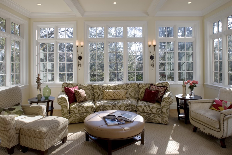 Sunroom Traditional Living Room Baltimore by Melville Thomas