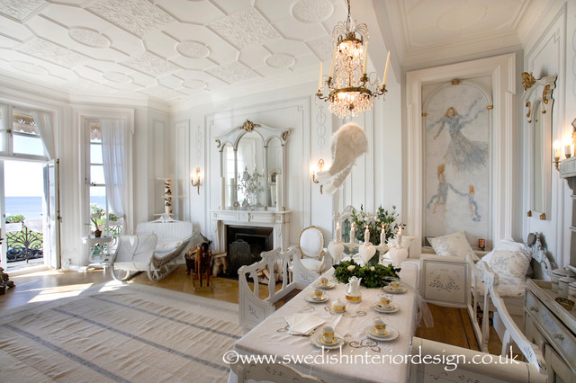 Swedish Gustavian Living room - トラディショナル - リビング - ロンドン - Swedish Interior  Design | Houzz (ハウズ)