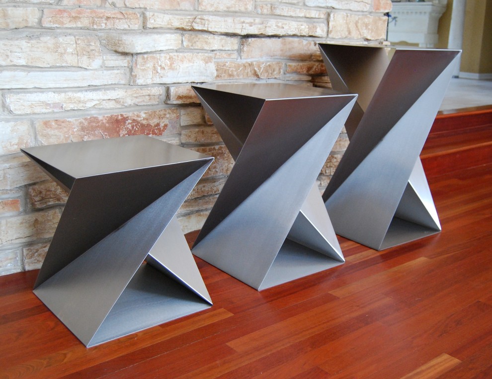 Table Bases Modern Living Room Chicago by Custom Metal Home Houzz