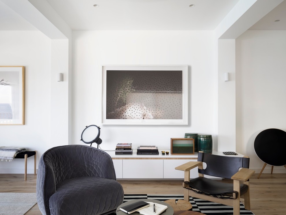 Inspiration for a coastal living room remodel in Sydney