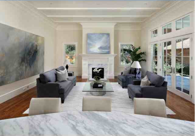 Inspiration for a transitional living room remodel in San Luis Obispo