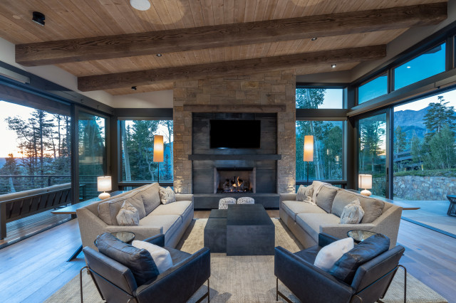 Telluride 11 - Rustic - Living Room - Other - by Centre Sky ...