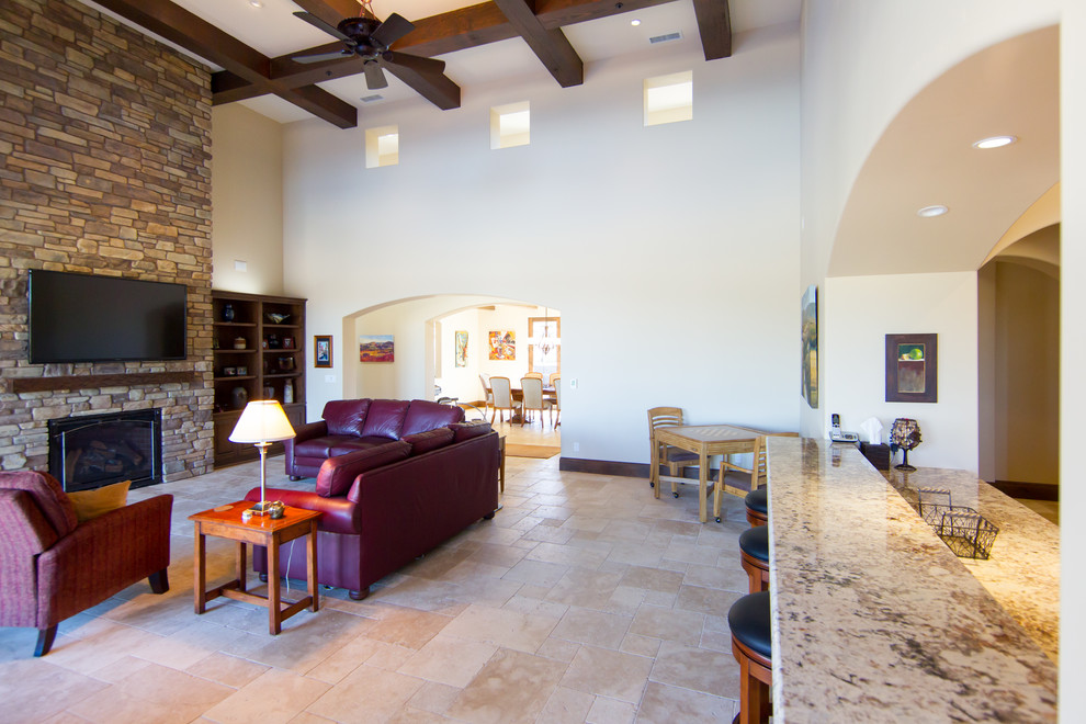 Santa Ysabel Residence Mediterranean Living Room San Luis Obispo