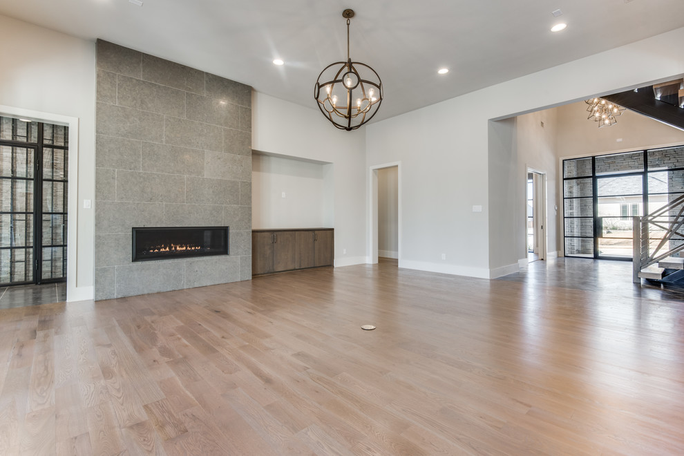 Texas Modern Luxury Transitional Living Room Dallas by Heritage