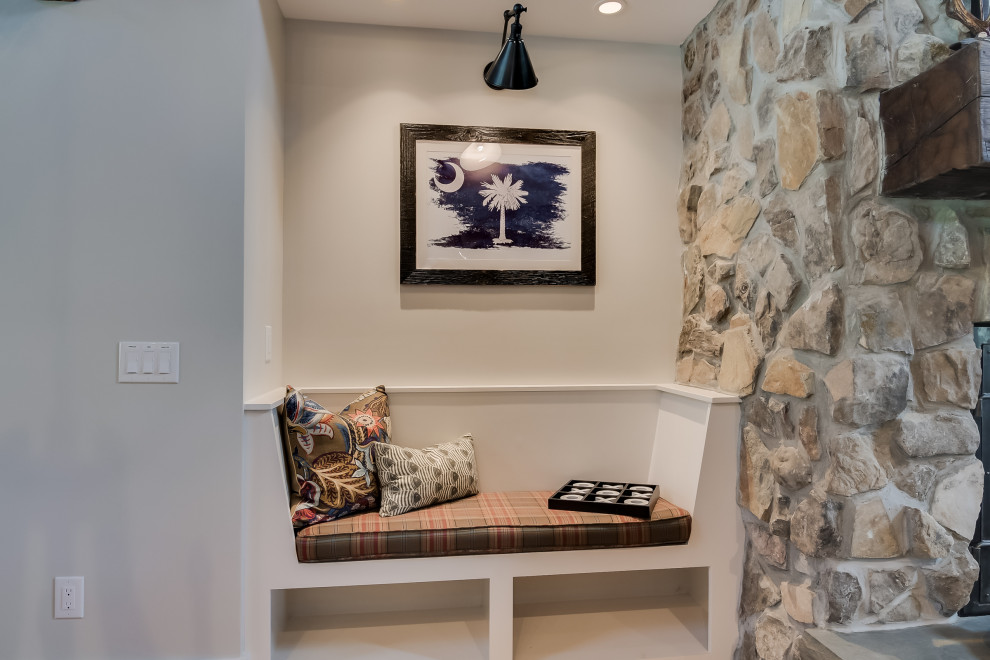 The Barnwell Lodge Rustic Living Room Other by Designer