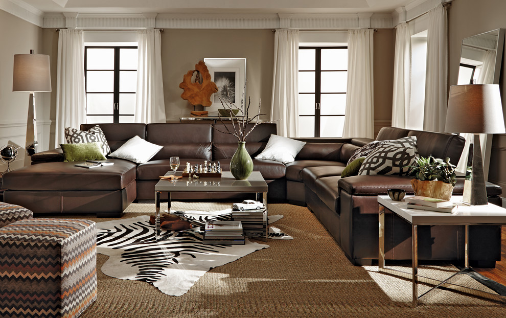 Design ideas for a contemporary living room in Wilmington.