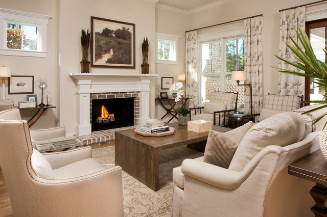 The Dawson - Traditional - Living Room - Charleston - by Shoreline  Construction and Development | Houzz