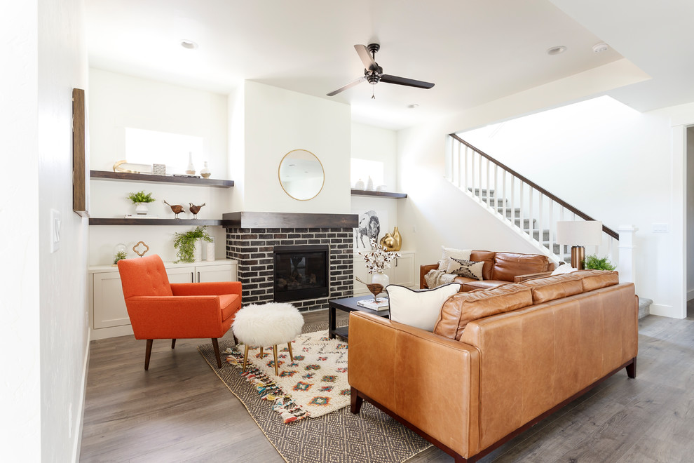 The Elm Cartwright Ranch Model Transitional Living Room Boise