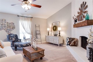 The Fixer Upper Farmhouse Living Room Dallas By The Rustic Warehouse Designs Houzz