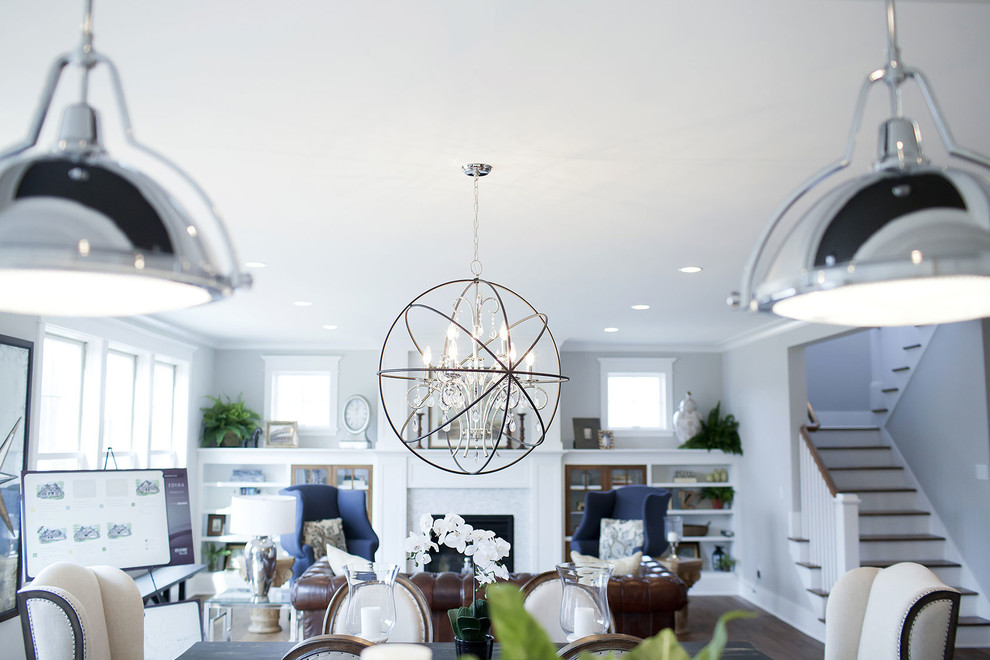 The Grimes House New Construction Transitional Living Room