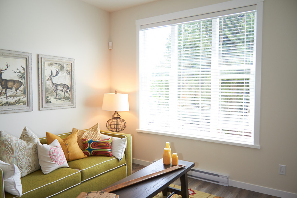 The Grove Eclectic Living Room Vancouver by Centra Windows