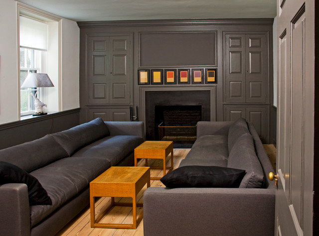 The Living Room Of The Restored Farm House Country Living Room Philadelphia By Brett 