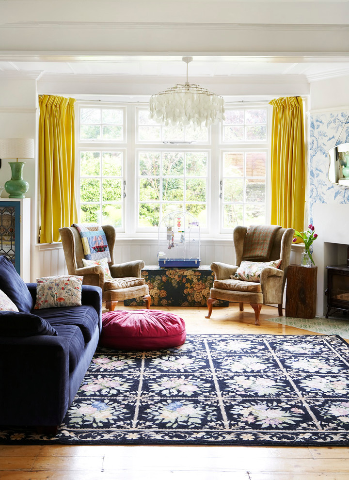 Bohemian living room in Sussex.
