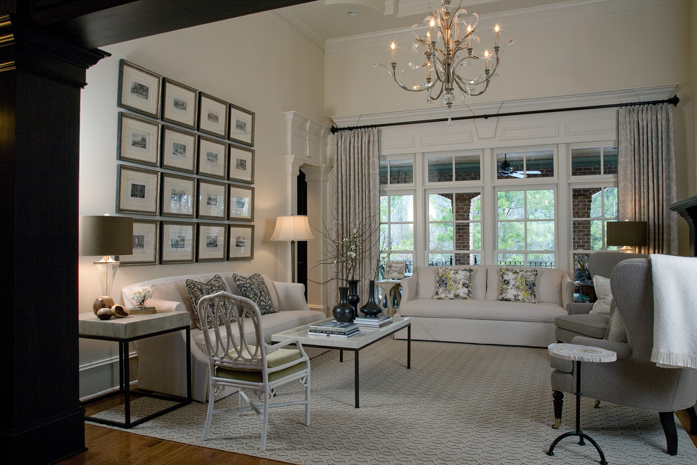 The Manor Transitional Living Room Atlanta by Pineapple House Interior Design Houzz