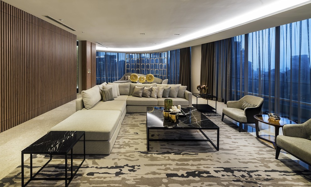 The Oval - Modern - Living Room - Singapore - by Designed Design ...