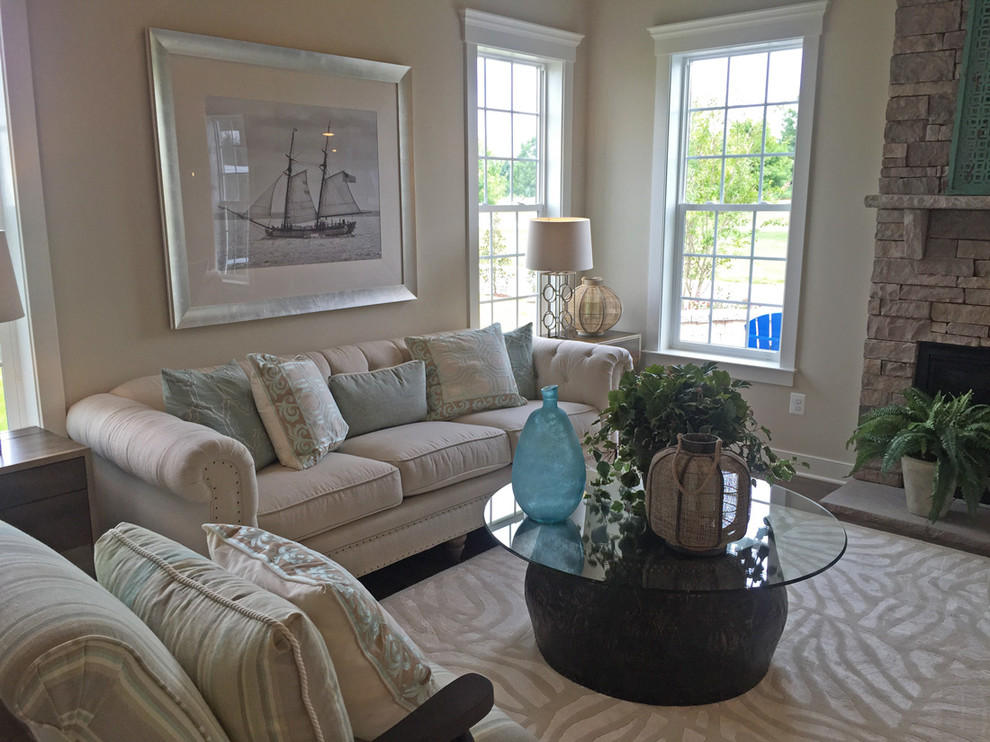 Photo of a coastal living room in Other.